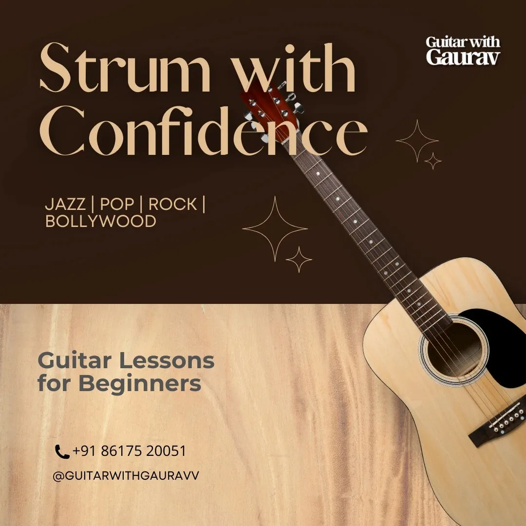 Guitar With Gaurav marketing & advertising work by Red Dot Consultancy, 1 of 3